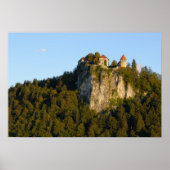 Slovenië, Bled, Bleemmeer, Bled Castle op Poster (Voorkant)