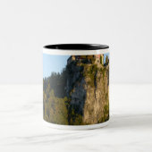 Slovenië, Bled, Bleemmeer, Bled Castle op Tweekleurige Koffiemok (Center)