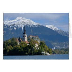 Slovenië, Bled, Meer van Bled, Bled-eiland, Bled