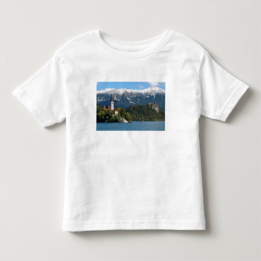 Slovenië, Bled, Meer van Bled, Bled Eiland, Bled 2 Kinder Shirts (Voorkant)