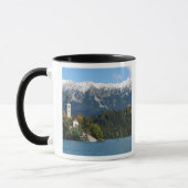 Slovenië, Bled, Meer van Bled, Bled-eiland, Bled 2 Mok (Links)