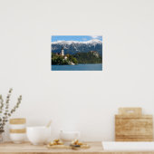 Slovenië, Bled, Meer van Bled, Bled Eiland, Bled 2 Poster (Keuken)