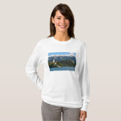 Slovenië, Bled, Meer van Bled, Bled-eiland, Bled 2 T-shirt (Voorkant volledig)