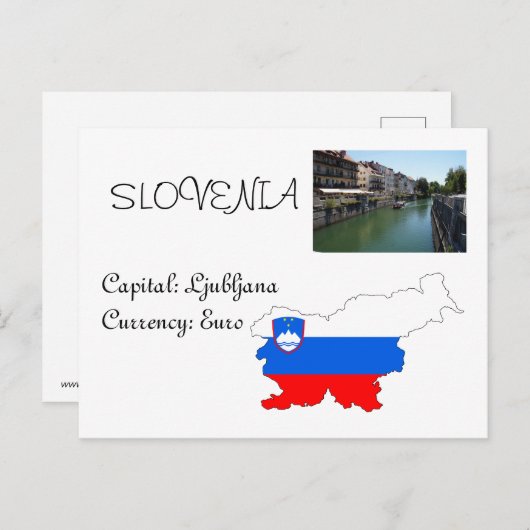 Slovenië Briefkaart (Voorkant / Achterkant)