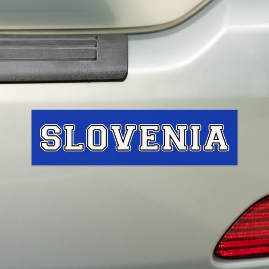 Slovenië Bumpersticker (Op auto)