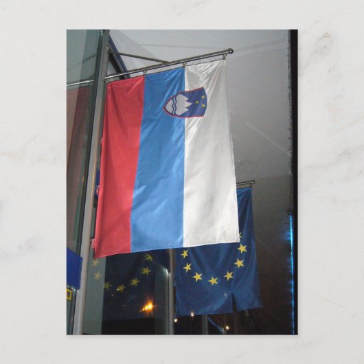 slovenië eu - vlag briefkaart (Voorkant)
