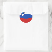 Slovenië Fisheye Vlag Sticker (Tas)