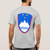 Slovenië Flag Independence Celebration T-shirt (Achterkant)