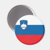 Slovenië Flag Magnet (Voorkant / Achterkant)