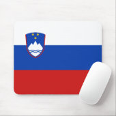 Slovenië Flag Mousepad Muismat (Met muis)
