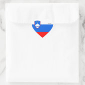 Slovenië Flag Splendid Patriotic Hart Sticker (Tas)