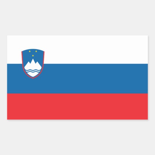 Slovenië Flag Sticker (Voorkant)