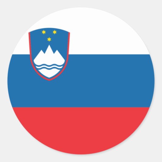 Slovenië Flag Sticker (Voorkant)