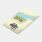 Slovenië Geïllustreerde kaart reisposter Post-it® Notes (Schuin)
