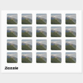 SLOVENIË, GORENJSKA, Bled: Bled Kasteel & 2 Vierkante Sticker (Vel)