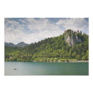 SLOVENIË, GORENJSKA, Bled: Bled Kasteel & Foto Afdruk