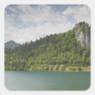 SLOVENIË, GORENJSKA, Bled: Bled Kasteel & Vierkante Sticker