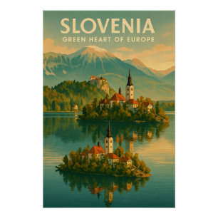 Slovenië – Groene Hart van Europa Perfect Poster