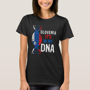 Slovenië Het zit in mijn DNA trots Sloveens F T-shirt