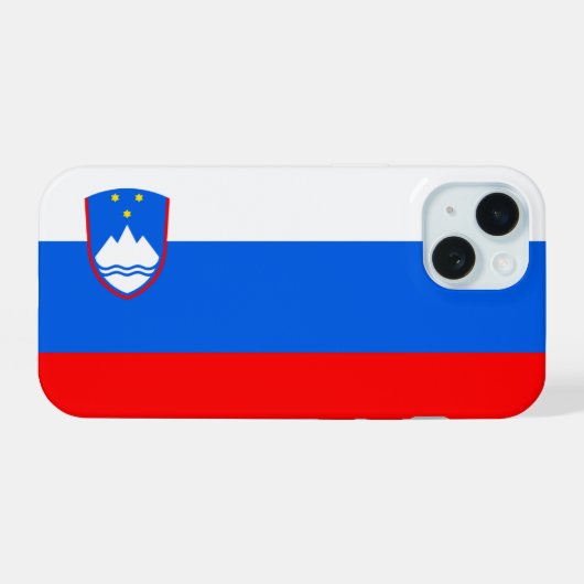 Slovenië iPhone 15 Case (Achterkant horizontaal)