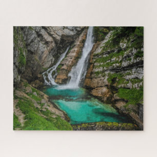 Slovenië Jigzaag Puzzle - Savica waterfall Legpuzzel