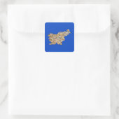 Slovenië Kaart Sticker (Tas)