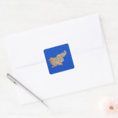 Slovenië Kaart Sticker (Envelop)