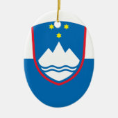 Slovenië Keramisch Ornament (Voorkant)