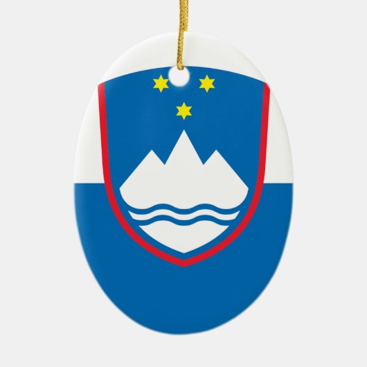 Slovenië Keramisch Ornament (Voorkant)