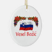 Slovenië Kerstmis Keramisch Ornament (Rechts)