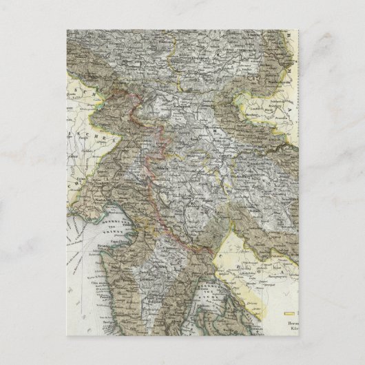 Slovenië, Kroatië Briefkaart (Voorkant)