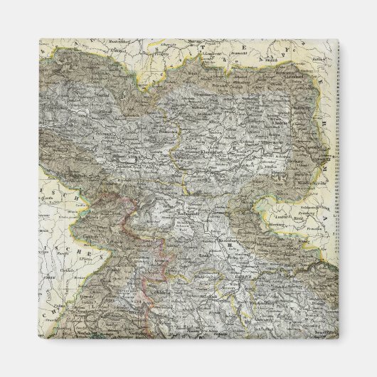 Slovenië, Kroatië Magneet (Voorkant)