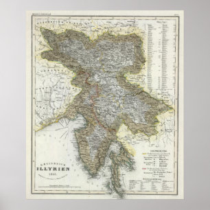 Slovenië, Kroatië Poster