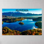 Slovenië - Laagmeer Poster (Voorkant)