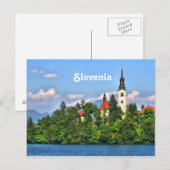 Slovenië Land Briefkaart (Voorkant / Achterkant)