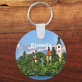Slovenië Land Sleutelhanger (Voorkant)