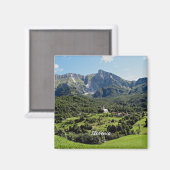 Slovenië landschapsfoto magneet (Voorkant / Achterkant)