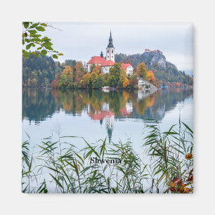 Slovenië, landschapsfoto, magneet