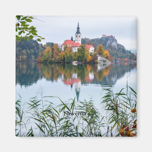 Slovenië, landschapsfoto, magneet (Voorkant)