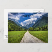 Slovenië, landschapsfoto met Alpen Briefkaart (Voorkant / Achterkant)