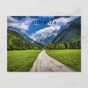 Slovenië, landschapsfoto met Alpen Briefkaart