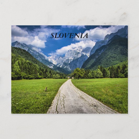 Slovenië, landschapsfoto met Alpen Briefkaart (Voorkant)