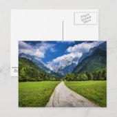 Slovenië, landschapsfoto met Alpen Briefkaart (Voorkant / Achterkant)