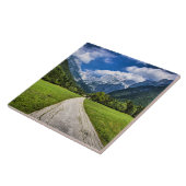 Slovenië, landschapsfoto met Alpen Tegeltje (Zijkant)