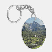 Slovenië landschapsfoto sleutelhanger (Voorkant Links)