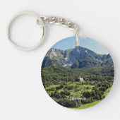 Slovenië landschapsfoto sleutelhanger (Voorkant)