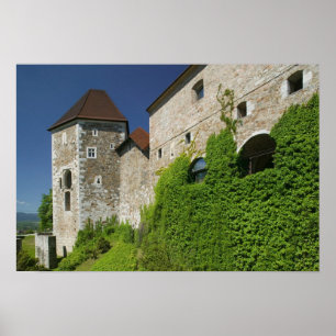 SLOVENIË, Ljubljana: Castle Hill / Ljubljana Poster