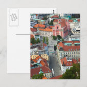 Slovenië - Ljubljana - Sky Uitzicht Briefkaart (Voorkant / Achterkant)