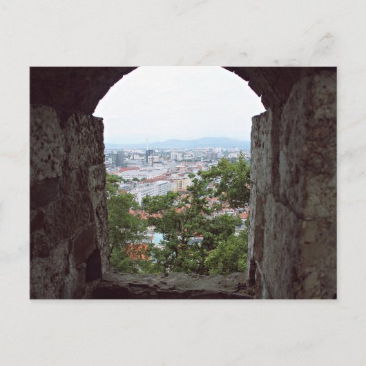 Slovenië - Ljubljana - Uitzicht Briefkaart (Voorkant)
