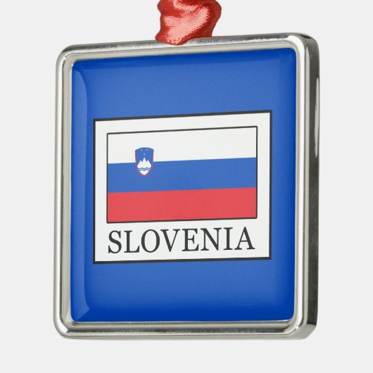 Slovenië Metalen Ornament (Links)